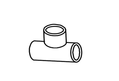 N38 (Tube PVC en T 1/2' (tous modèles sauf TAO et UKIO))