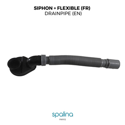 Siphon extra plat + flexible