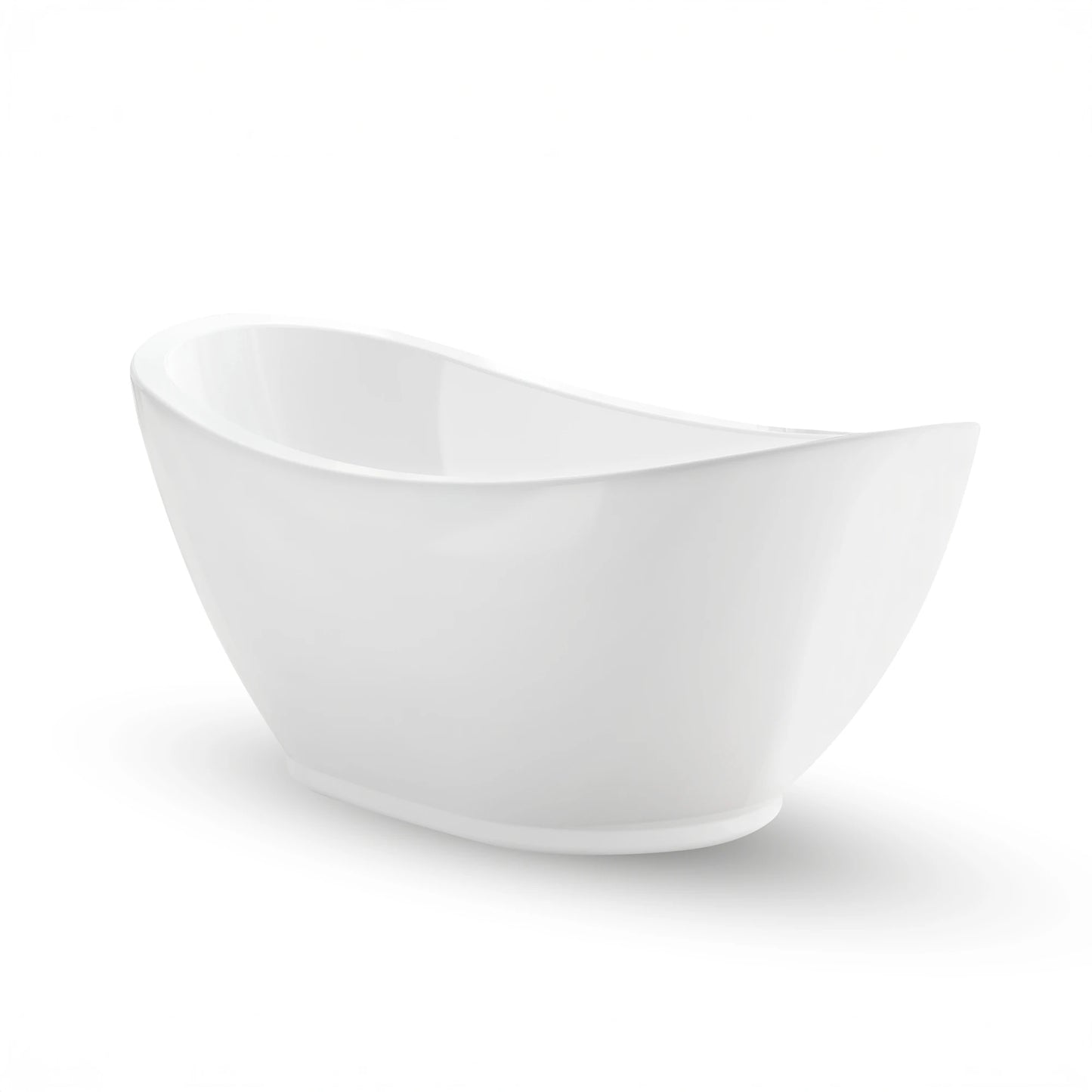 Baignoire îlot ovale Zegg blanche Spalina – vue produit