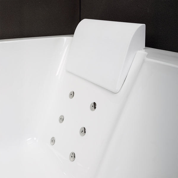 Baignoire balnéo deux personnes blanche 170 cm Cetana duo Wave / Rectangular 2-person whirlpool bathtub white 170 cm Cetana duo Wave / Bañera de hidromasaje doble blanco 170 cm Cetana duo Wave / Vasca idromassaggio 2 posti rettangolare bianco 170 cm Cetana duo Wave / Rechthoekig 2-persoons bubbelbad wit 170 cm Cetana duo Wave