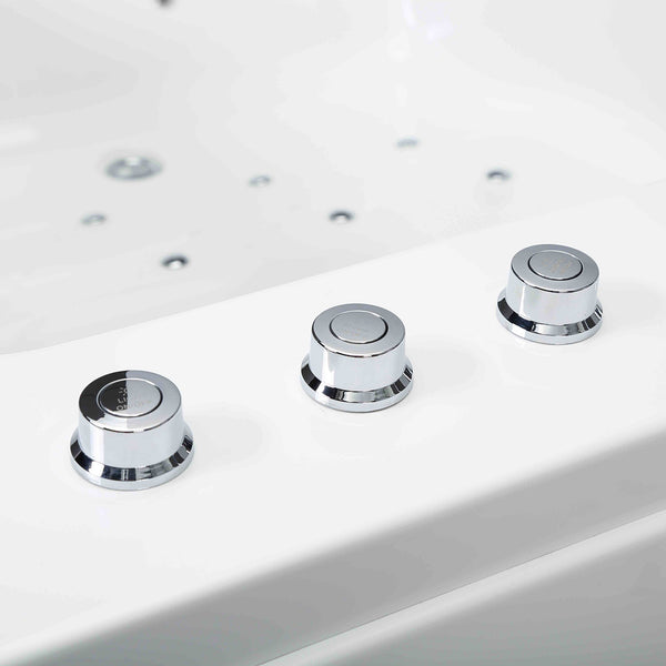 Baignoire balnéo deux personnes blanche 170 cm Cetana duo Wave / Rectangular 2-person whirlpool bathtub white 170 cm Cetana duo Wave / Bañera de hidromasaje doble blanco 170 cm Cetana duo Wave / Vasca idromassaggio 2 posti rettangolare bianco 170 cm Cetana duo Wave / Rechthoekig 2-persoons bubbelbad wit 170 cm Cetana duo Wave