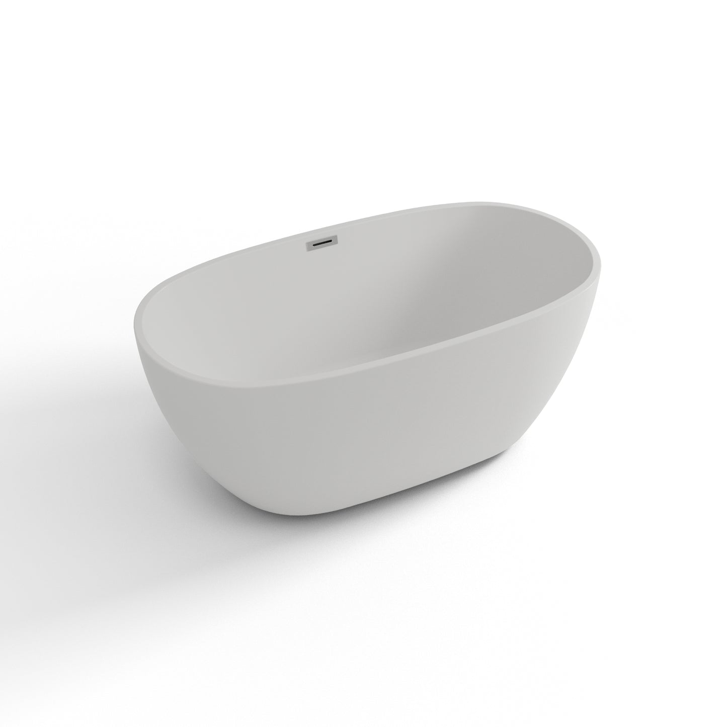 Baignoire îlot ovale Samba 150 cm blanche Spalina – vue produit