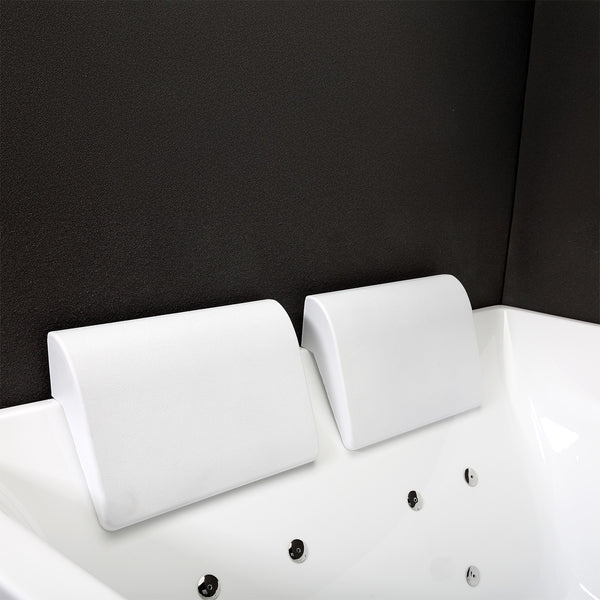 Baignoire balnéo deux personnes blanche gauche 170 cm Sangha duo Wave / Rectangular 2-person whirlpool bathtub white left 170 cm Sangha duo Wave / Bañera de hidromasaje doble izquierda blanco 170 cm Sangha duo Wave / Vasca idromassaggio 2 posti rettangolare bianco sinistra 170 cm Sangha duo Wave / Rechthoekig 2-persoons bubbelbad links wit 170 cm Sangha duo Wave