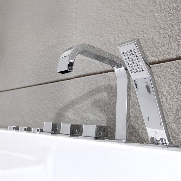 Baignoire balnéo rectangulaire blanche avec coussin blanc 170 cm Sikinos white Jets / White rectangular whirlpool bathtub with white cushion 170 cm Sikinos white Jets / Bañera de hidromasaje rectangular blanca con cojín blanco 170 cm Sikinos blanco Jets / Vasca idromassaggio rettangolare bianca con cuscino bianco 170 cm Sikinos white Jets / Rechthoekig wit bubbelbad met wit kussen 170 cm Sikinos wit Jets
