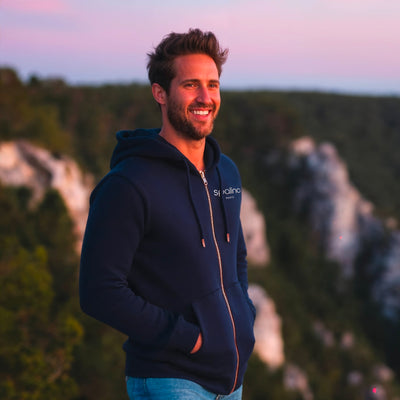 Veste à capuche zippée - Navy