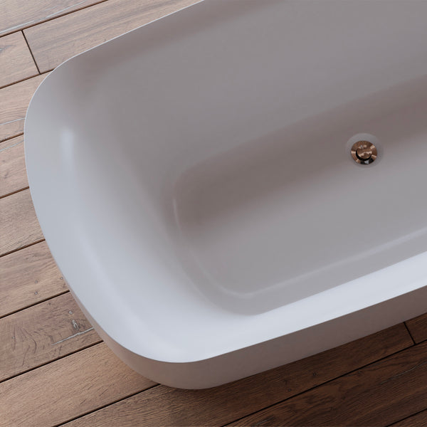 Baignoire îlot ovale blanche 170 cm Swing / Oval freestanding white bathtub 170 cm Swing / Bañera exenta oval blanca 170 cm Swing / Vasca freestanding ovale bianca 170 cm Swing / Ovale vrijstaand bad wit 170 cm Swing
