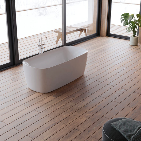 Baignoire îlot ovale blanche 170 cm Swing / Oval freestanding white bathtub 170 cm Swing / Bañera exenta oval blanca 170 cm Swing / Vasca freestanding ovale bianca 170 cm Swing / Ovale vrijstaand bad wit 170 cm Swing