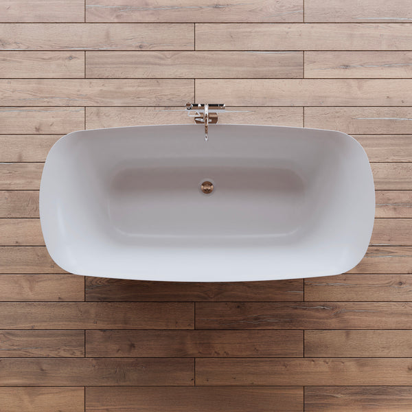 Baignoire îlot ovale blanche 170 cm Swing / Oval freestanding white bathtub 170 cm Swing / Bañera exenta oval blanca 170 cm Swing / Vasca freestanding ovale bianca 170 cm Swing / Ovale vrijstaand bad wit 170 cm Swing