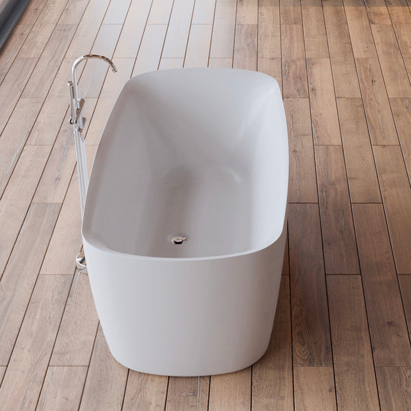 Baignoire îlot ovale blanche 170 cm Swing / Oval freestanding white bathtub 170 cm Swing / Bañera exenta oval blanca 170 cm Swing / Vasca freestanding ovale bianca 170 cm Swing / Ovale vrijstaand bad wit 170 cm Swing