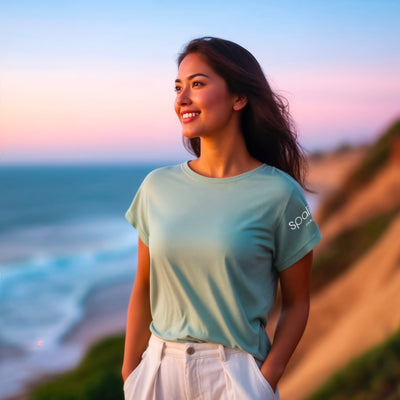 T-shirt à manche courte mixte - Vert