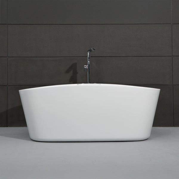 Baignoire balnéo îlot blanche 170 cm Tao Bulle / Freestanding whirlpool bathub white 170 cm Tao Bulle / Bañera de hidromasaje exenta blanco 170 cm Tao Bulle / Vasca freestanding idromassaggio bianco 170 cm Tao Bulle / Vrijstaand bubbelbad wit 170 cm Tao Bulle