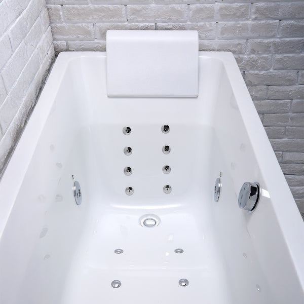 Baignoire balnéo classique blanche 170 cm Tenzo Wave / Rectangular classic whirlpool bathtub white 170 cm Tenzo Wave / Bañera de hidromasaje rectangular clasico blanco 170 cm Tenzo Wave / Vasca idromassaggio rettangolare classiche bianco 170 cm Tenzo Wave / Rechthoekig klassiek bubbelbad wit 170 cm Tenzo Wave