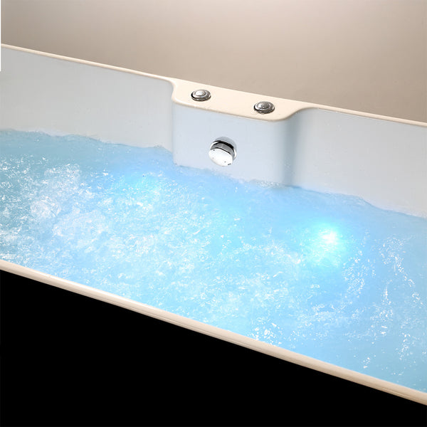 Baignoire à bulles îlot noire 175 cm Ukio Bulle / Freestanding whirlpool bathtub black 175 cm Ukio Bulle / Bañera hidromasaje en isla negro 175 cm Ukio Bulle / Vasca idromassaggio nera 175 cm Ukio Bulle / Vrijstaand bubbelbad zwart 175 cm Ukio Bulle