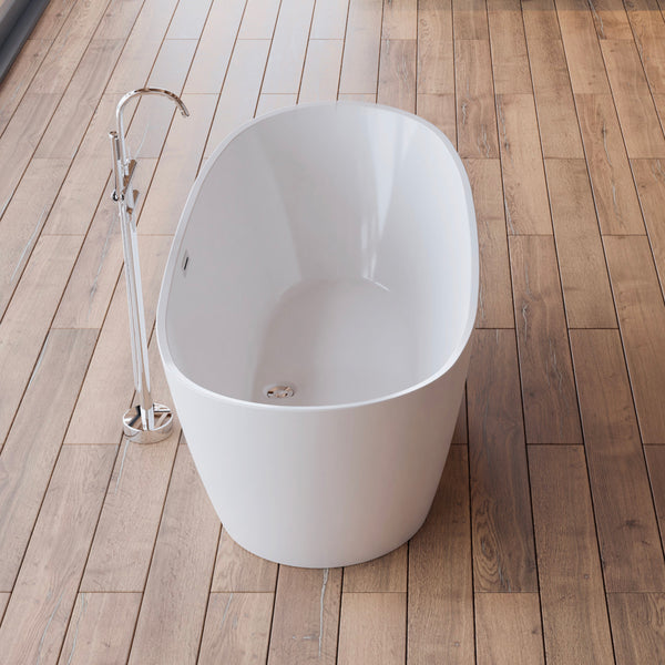 Baignoire îlot ovale blanche 170 cm Venecia / Oval freestanding white bathtub 170 cm Venecia / Bañera exenta oval blanca 170 cm Venecia / Vasca freestanding ovale bianca 170 cm Venecia / Ovale vrijstaand bad wit 170 cm Venecia