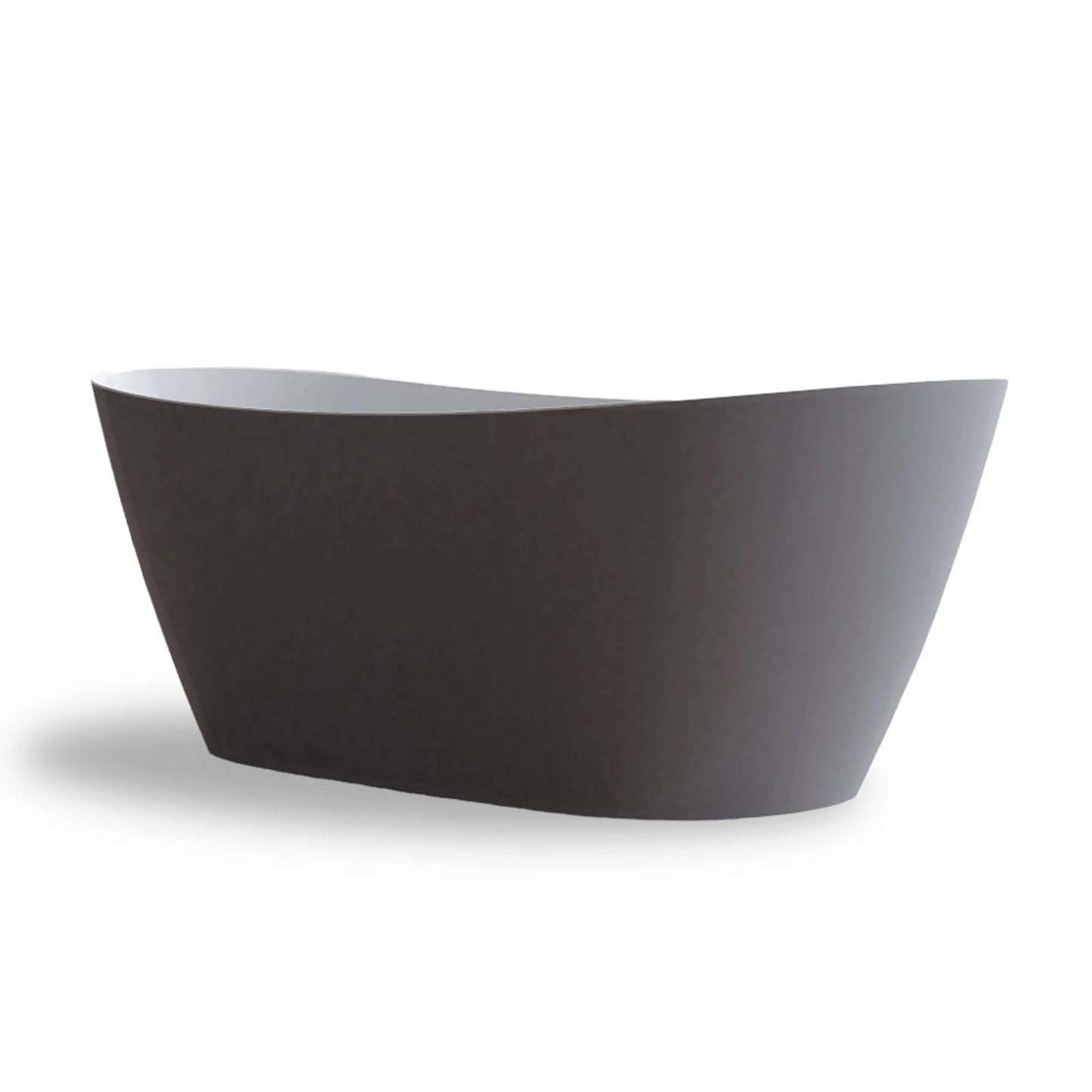 Baignoire îlot ovale Venecia 170 cm grise Spalina – vue produit