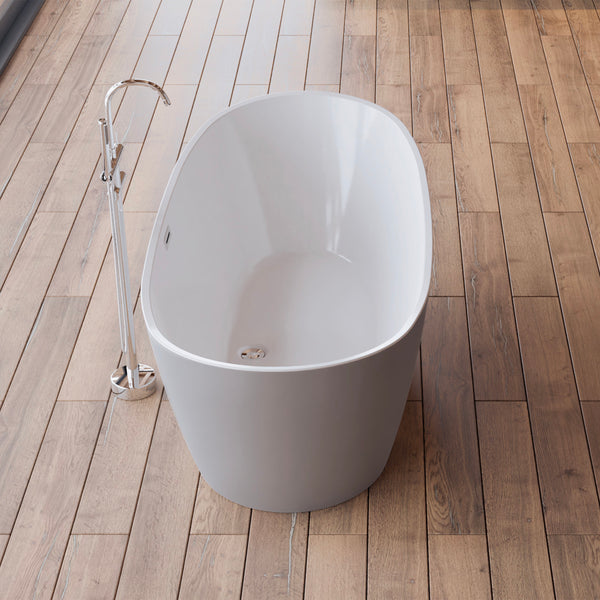 Baignoire îlot ovale grise 170 cm Venecia / Oval freestanding grey bathtub 170 cm Venecia / Bañera exenta oval grise 170 cm Venecia / Vasca freestanding ovale grigia 170 cm Venecia / Ovale vrijstaand bad grijs 170 cm Venecia